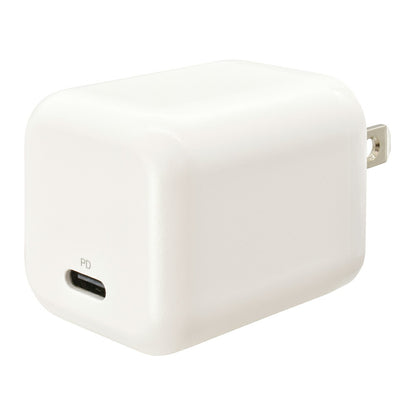 AC充電器（小型/USB-C PD対応/最大出力20W/ホワイト）_01-7365_MAV-AP20WC-W_OHM（オーム電機）