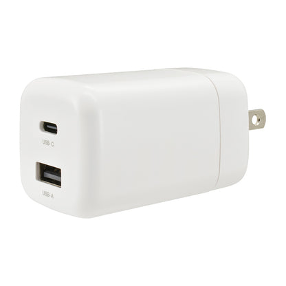 AC充電器（USB-C PD対応/USB-A QC3.0対応/最大67W/GaN採用/ホワイト）_01-7369_MAV-AP67WCA-W_OHM（オーム電機）