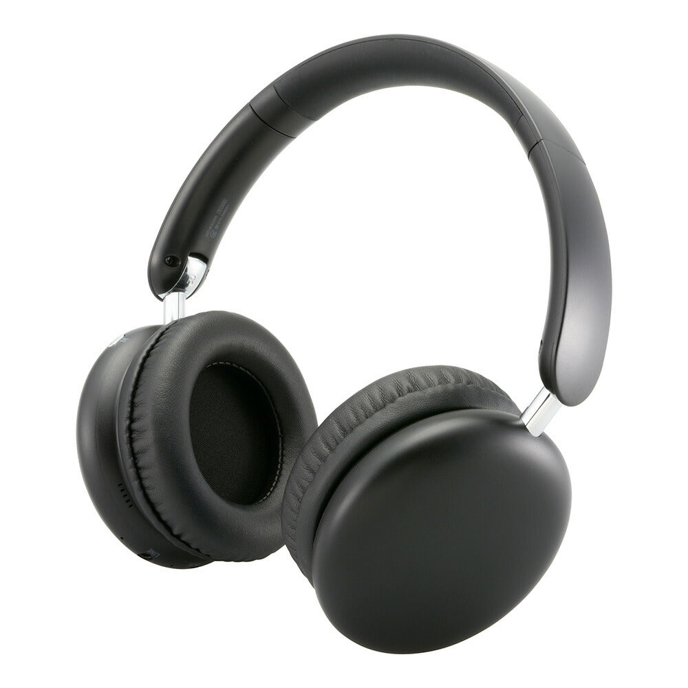 ワイヤレスヘッドホン（高音質・重低音/Bluetooth/USB充電/口径40mm/外部音声入力端子付/ブラック）_03-2889_HP-W325N_OHM（オーム電機）