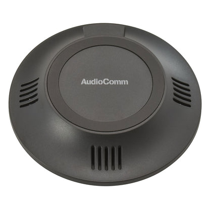 ワイヤレス充電器（卓上円形タイプ/Qi規格正規認証品/専用USBコード1.2m/ブラック）_03-3095_MAV-Q315N_OHM（オーム電機）