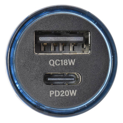 PDカーチャージャー（車載シガーソケットに接続/USB-DC電源アダプター/12V、24V車兼用）_03-6199_MAV-DP230N_OHM（オーム電機）