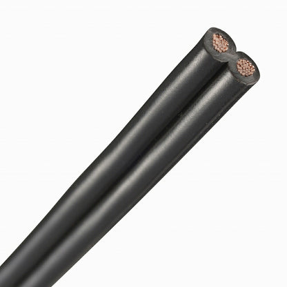 ビニール平行線（2.0mm2/10m/黒）_04-7475_VFF2.0 10M BK_OHM（オーム電機）