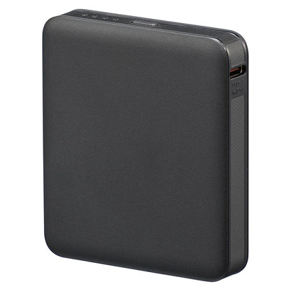 モバイルバッテリー（5000mAh/スマホ充電1回/PD20W/USB CtoCケーブル付/ブラック）_05-0811_SMP-PD50-K_OHM（オーム電機）