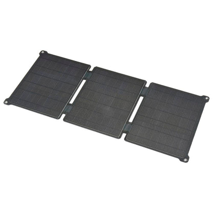 ソーラーパネル充電器（折り畳み式/21W/Type-A×1/Type-C×1/DC5521×1）_05-1175_BT-JS21AA2_OHM（オーム電機）
