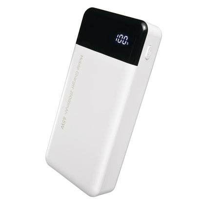 モバイルバッテリー（20000mAh/65W/PD規格対応/20V 3.25A対応/3台同時充電可能/ホワイト）_05-1200_SMP-JV653_OHM（オーム電機）