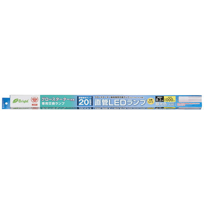 直管形LEDランプ（20形/1000lm/G13/昼光色）_06-0916_LDF20SS･D/8/10_OHM（オーム電機）