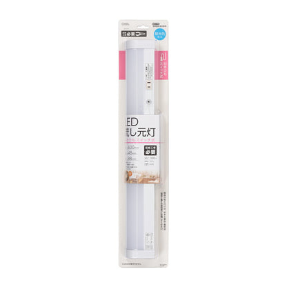 LED流し元灯 20W形（引きひもスイッチ/長さ630mm/1300 lm/12.3W/昼光色相当/屋内専用/配線工事必要）_06-4195_LT-LSL13D-HC_OHM（オーム電機）