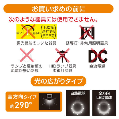 LED電球（白熱電球100形相当/電球色/1550 lm/11.4W/E26/全方向290°/密閉形器具対応/断熱材施工器具対応）_06-4994_LDT11L-G IS5_OHM（オーム電機）