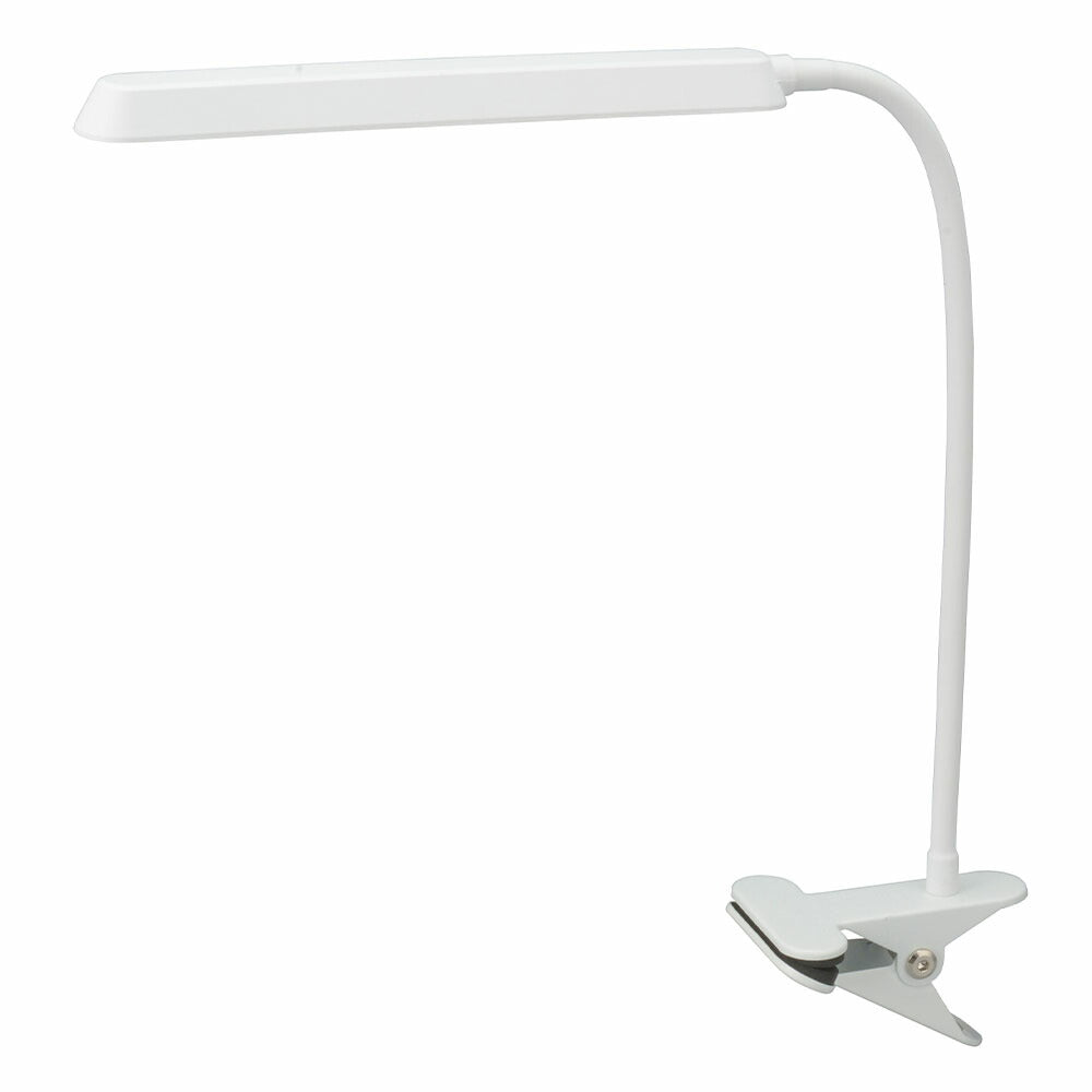 植物育成ライト（クリップ式/フレキシブルアーム/白色LED/ Ra95/5段階調光/8.5W/420 lm/オートタイマー機能/タイマー3段階）_06-5239_TT-YG03N1A-W_OHM（オーム電機）