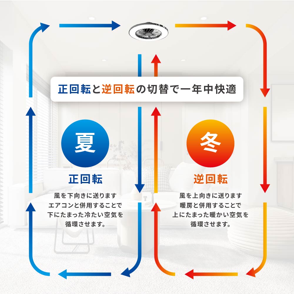 ファン付きLEDシーリングライト（12畳/調光5段階/調色5色/風量6段階/黒）_06-5249_LE-YF49T12Y-K_OHM（オーム電機）