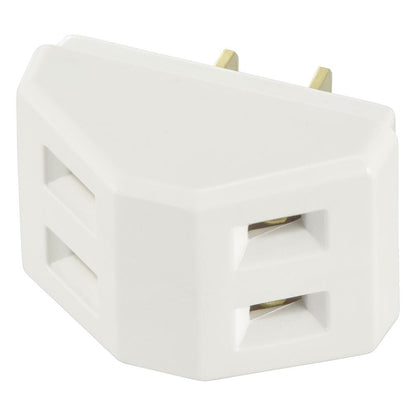 2口タップ（1500Wまで/15A-125V/ホワイト）_06-5383_HS-H32/W_OHM（オーム電機）