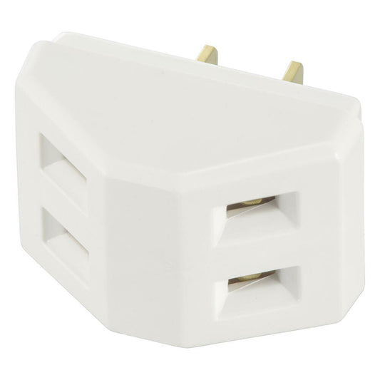 2口タップ（1500Wまで/15A-125V/ホワイト）_06-5383_HS-H32/W_OHM（オーム電機）