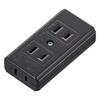 テーブルタップ（3口/補修用/1500Wまで/15A-125V/ブラック）_06-5388_HS-HLTT3/K_OHM（オーム電機）