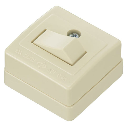 角型タンブラスイッチ（3路/露出配線用/1000Wまで/10A-250V）_06-5392_HS-RSW3R/P_OHM（オーム電機）