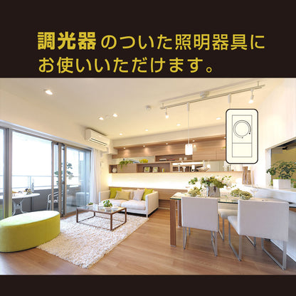 LED電球（40形相当/昼光色/580 lm/4.9W/E26/全方向配光280°/調光器対応/密閉形器具対応）_06-5485_LDA5D-G/D AG5_OHM（オーム電機）