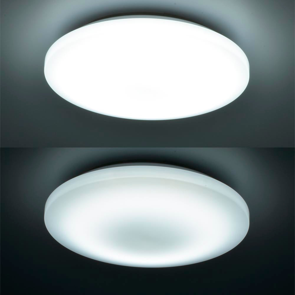 LEDシーリングライト 調光4段階（～8畳用/直径約45cm/昼光色/最大3800 lm/36W）_06-5802_LT-Y36D8Z-W_OHM（オーム電機）