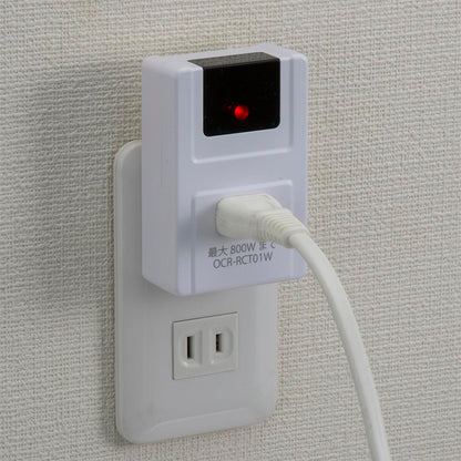 リモコンコンセント【電気器具のON/OFFに】（最大800Wまで/ホワイト）_07-8778_OCR-RCT01W_OHM（オーム電機）