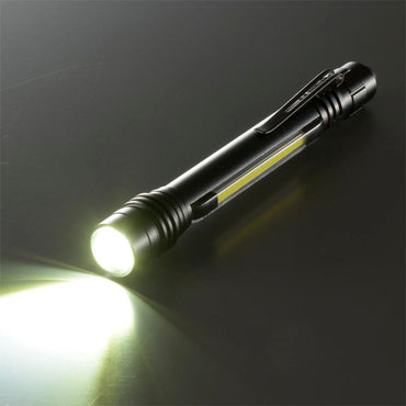 2WAYペンライト（COB＆LED/160 lm/ZOOM付/単4形×2本使用）_08-0944_LHA-PZ16A7_OHM（オーム電機）