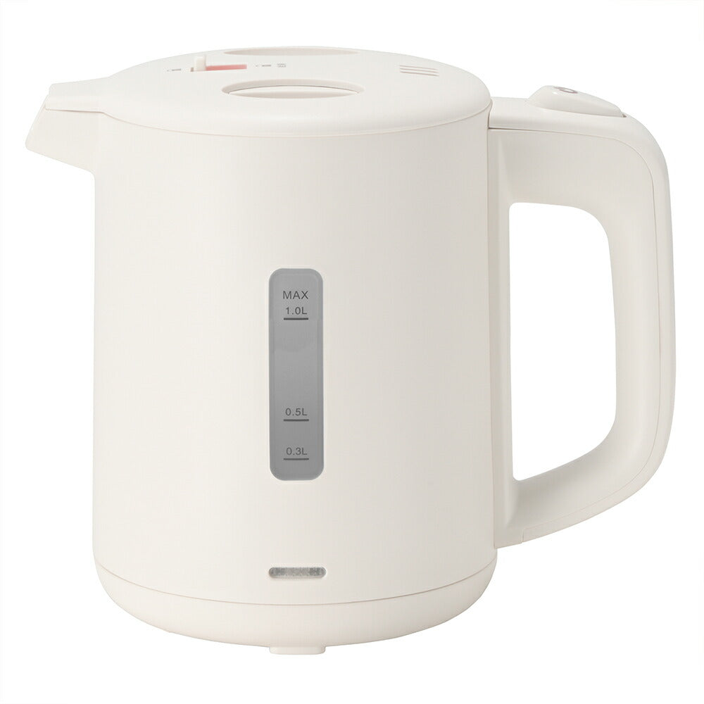 電気ケトル（最大容量 1.0L/900W/ホワイト）_08-1428_COK-WS90B-W_OHM（オーム電機）