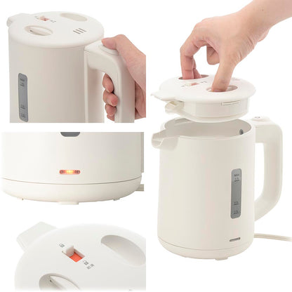 電気ケトル（最大容量 1.0L/900W/ホワイト）_08-1428_COK-WS90B-W_OHM（オーム電機）