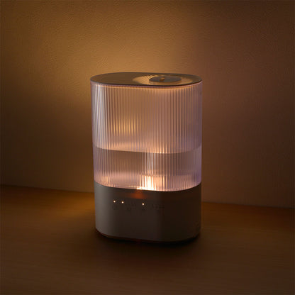 UV機能超音波加湿器（3段階調光LEDライト付/アロマポケット付/22W/4.0リットル/連続加湿15時間/ホワイト）_08-1472_KIS-KA40A-W_OHM（オーム電機）