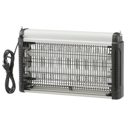 電撃殺虫器（使用誘虫灯FL10BL×2本/電源スイッチ付/屋内専用/コード1.8m/吊り下げ設置）_08-1617_OBK-GH120B_OHM（オーム電機）