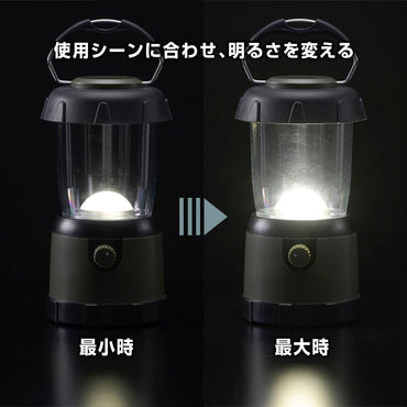 調光COBランタン（単3形×4本使用/最大200 lm/連続点灯10ー110時間）_08-1675_LN-20A7_OHM（オーム電機）
