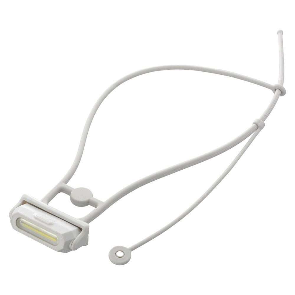 ウォーキングライト 首かけ式（25 lm/保護等級IPX4/単4形×1本使用/360度回転/マグネット付/白色）_08-1681_LH-N25A7-W_OHM（オーム電機）