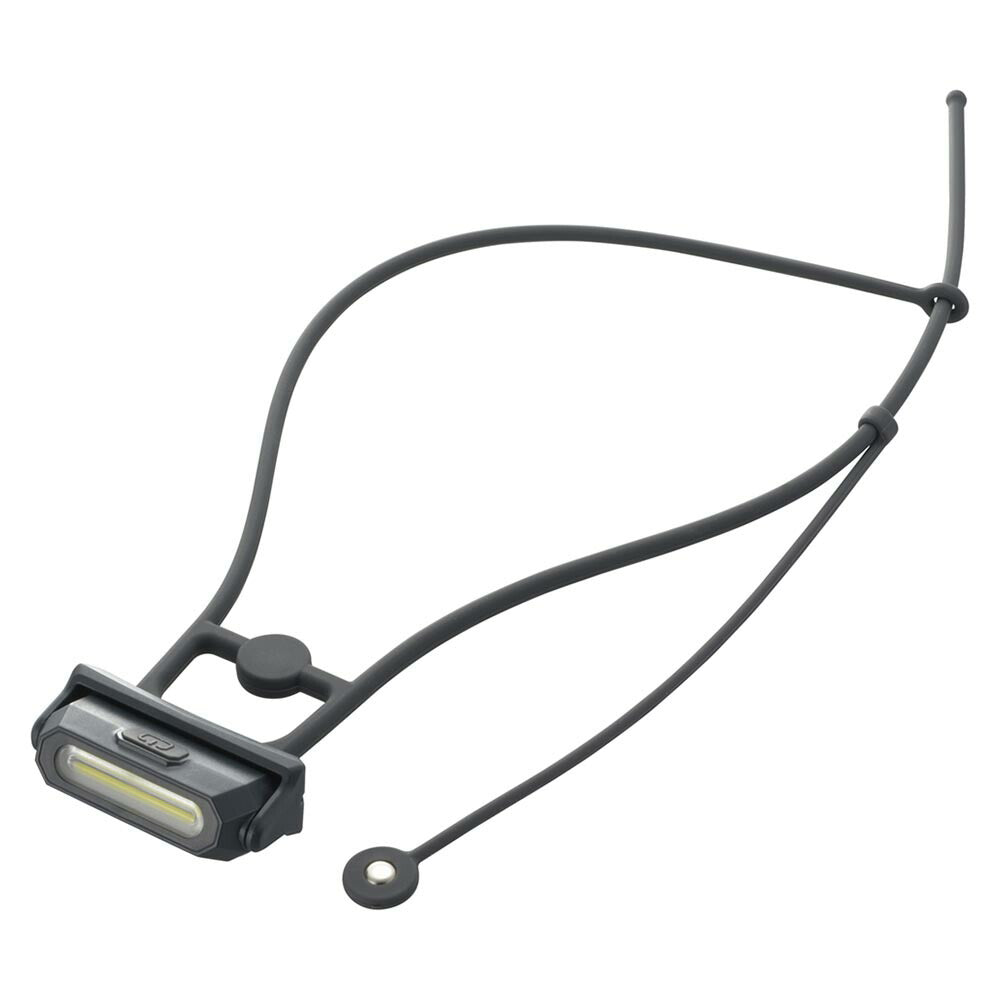 ウォーキングライト 首かけ式（25 lm/保護等級IPX4/単4形×1本使用/360度回転/マグネット付/グレー）_08-1682_LH-N25A7-H_OHM（オーム電機）