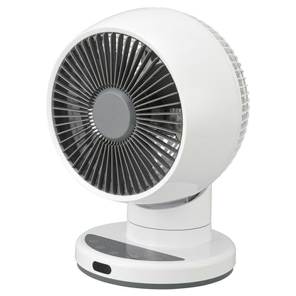 3Dサーキュレーター（～18畳/風量3段階/切タイマー3段階/左右3段階、上下約90°自動首振り/コード1.5m/リモコン付）_08-1703_FF-CS2515AC-W_OHM（オーム電機）