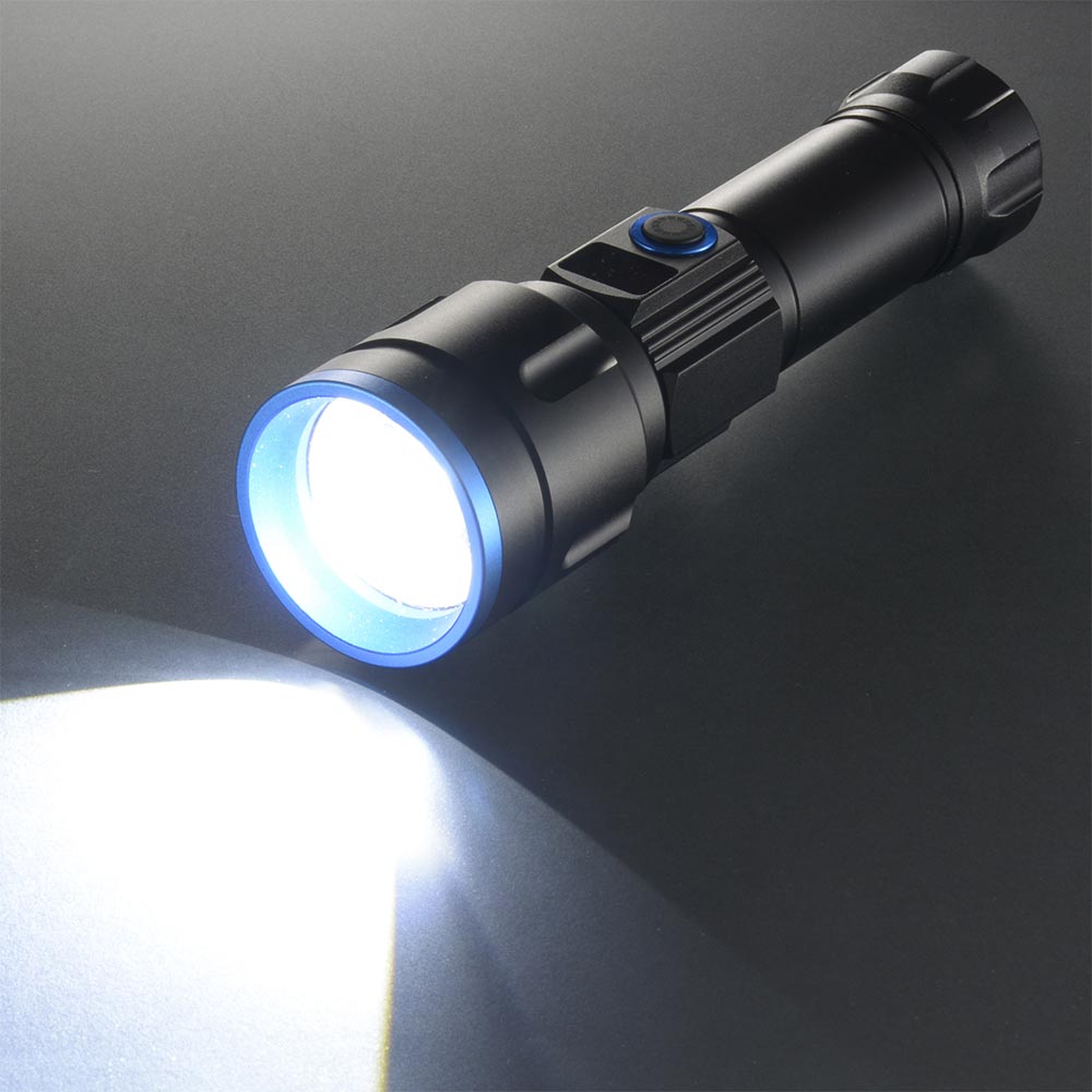 充電式LED懐中ライト（500 lm High時/リン酸鉄仕様/保護等級 IPX3）_08-1716_LH-CPL50A5_OHM（オーム電機）