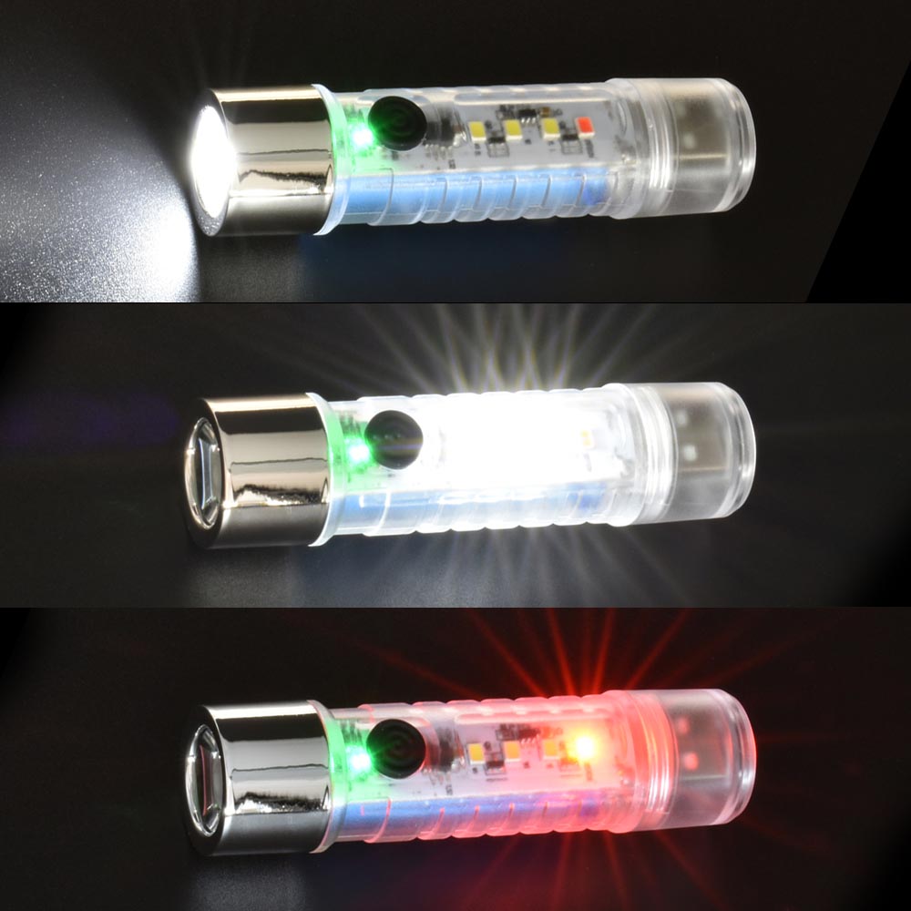 LEDスケルトンライト（USB充電式 Type-A/110 lm/ライト・ランタンモード切替/3個入）_08-1734_LH-C10A5-3P_OHM（オーム電機）