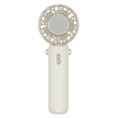 冷却ハンディファン（風力3段階/USB Type-C充電/90度無段階調整/ストラップ付/ホワイト）_08-1755_KIS-HF2000AJA-W_OHM（オーム電機）