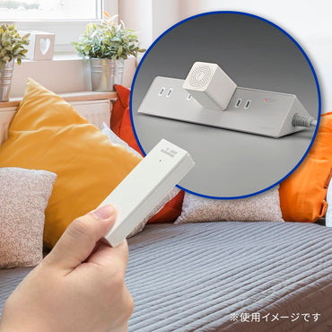 monban CUBE II ワイヤレスチャイムセット 自家発電式押しボタン送信機＋MINI電池レスAC電源式受信機_08-1901_OCH-ECOT-MINIACR25_OHM（オーム電機）