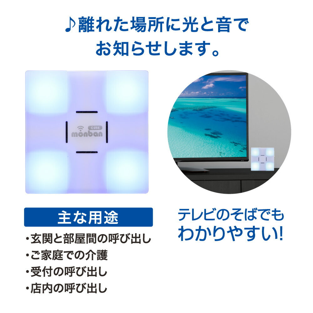 monban CUBE II 光フラッシュ受信機（増設用/単3形×3本使用/USB電源対応）_08-1913_OCH-FBR25_OHM（オーム電機）