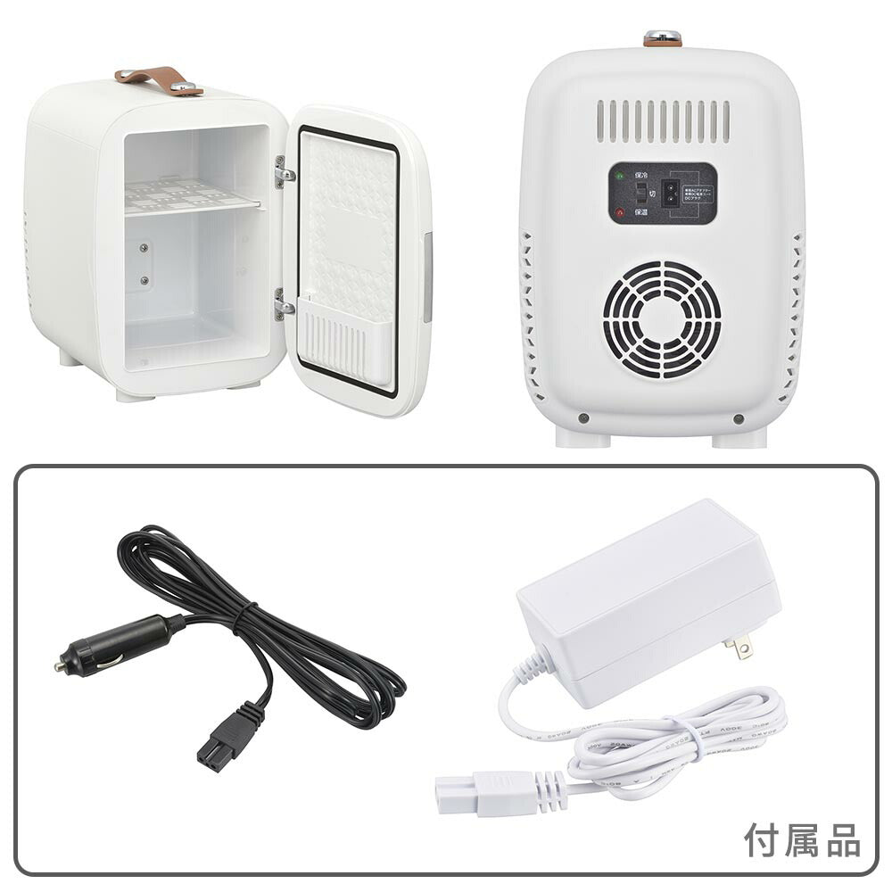 電子式保冷保温ボックス（4L/1.6kg/30W/ホワイト）_08-3326_COK-R041-W_OHM（オーム電機）