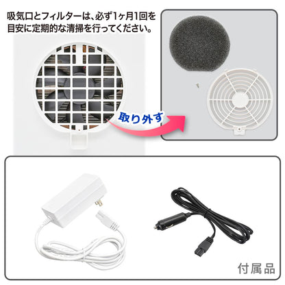 電子式保冷保温ボックス（13L/4.4kg/47W/ホワイト）_08-3332_COK-R136M-H_OHM（オーム電機）