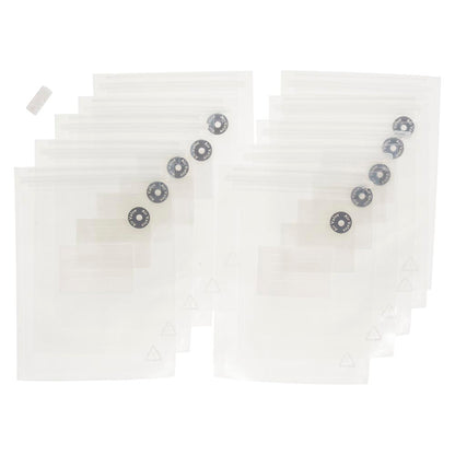 バキュームセーバーCOK-PSL300C-W専用袋（Sサイズ/チャックスライダー付/耐冷-30℃/耐熱100℃/10枚入）_08-5411_COK-PSLFS1610C_OHM（オーム電機）