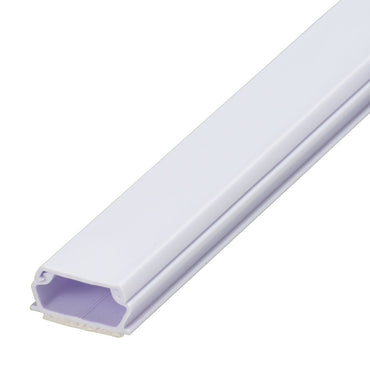 テープ付モール（2号/60cm/ホワイト/2本入）_09-1002_DZ-AMT206X2-W_OHM（オーム電機）