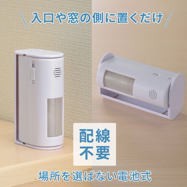 センサー付チャイム＆アラーム（人感センサー付/防犯アラーム85dB）_09-1950_OCH-YL102_OHM（オーム電機）