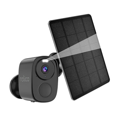 オースミ電機 relica ソーラーモバイルカメラ（ソーラー搭載電源不要/300万画素CMOS/防水IP66相当）RL120C_17-6134_RL120C_OHM（オーム電機）
