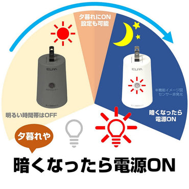 BA-103SB_1633800_あかりセンサースイッチ_ELPA（エルパ・朝日電器）