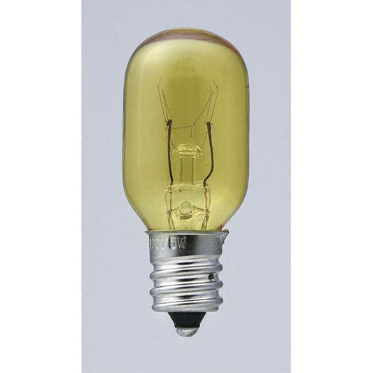 生地色ナツメ球 5W E12 イエロー G-05H(Y)