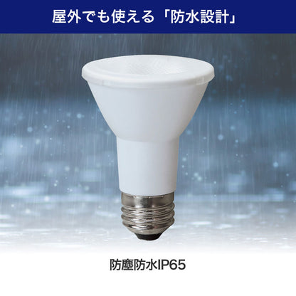 LED電球 ビーム球形 E26 560ルーメン 電球色 防水_LDR6L-W-G059_ELPA（エルパ・朝日電器）