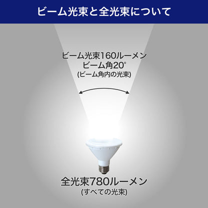 LED電球 ビーム球形 E26 780ルーメン 電球色 防水_LDR8L-M-G061_ELPA（エルパ・朝日電器）