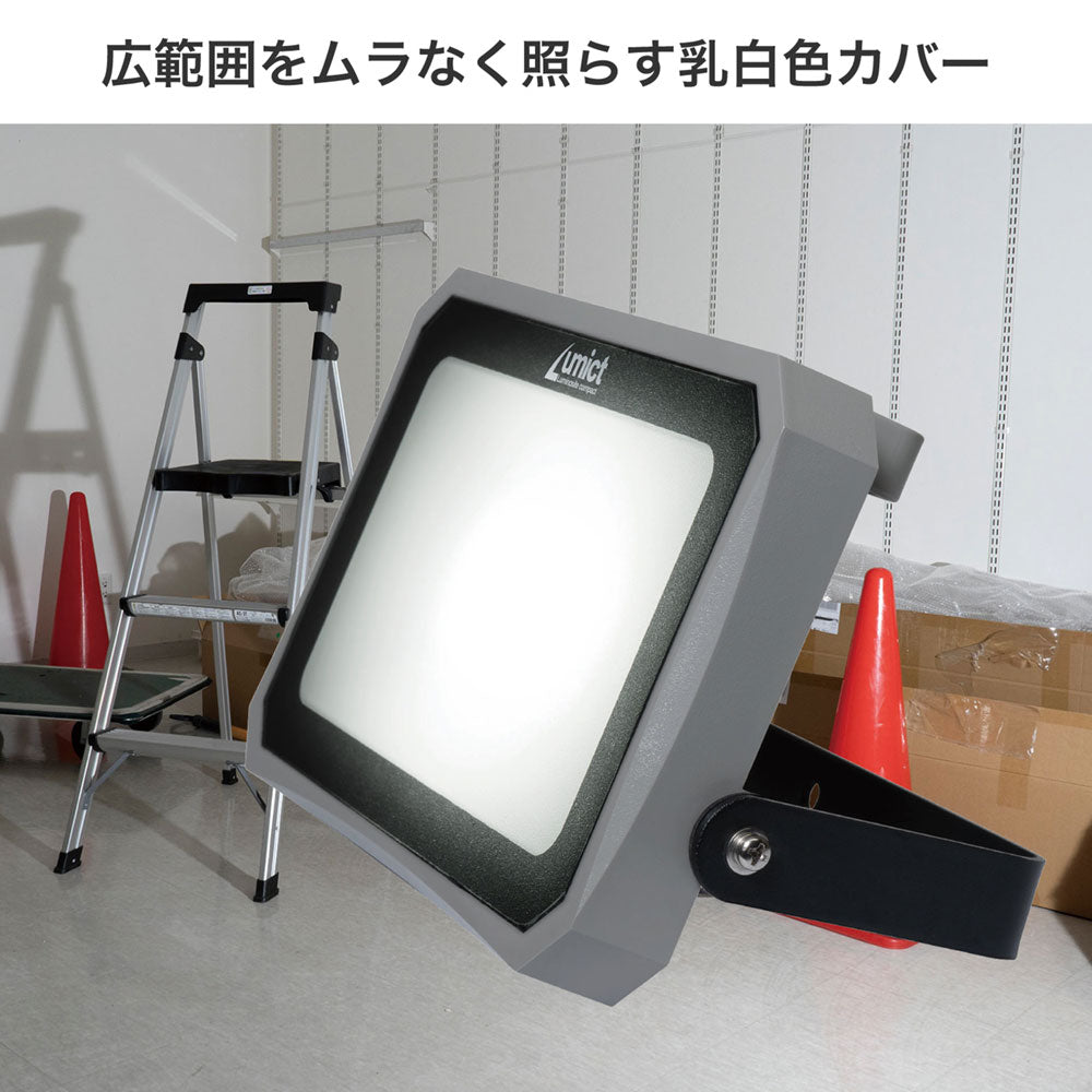 フラット投光器 ワークライト AC電源 2000ルーメン_LFL-1002_ELPA（エルパ・朝日電器）