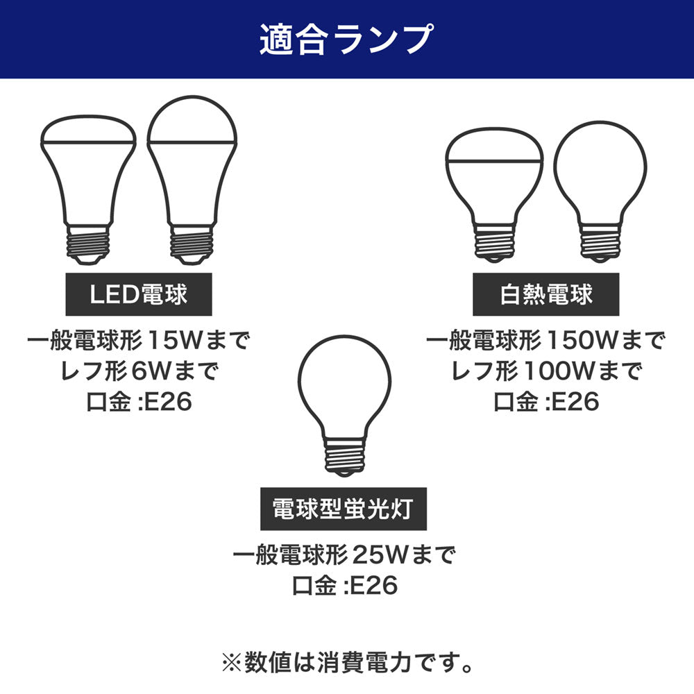 ライティングバー用スポットライト E26 電球なし ブラック_LRS-BNE26C(BK)_ELPA（エルパ・朝日電器）