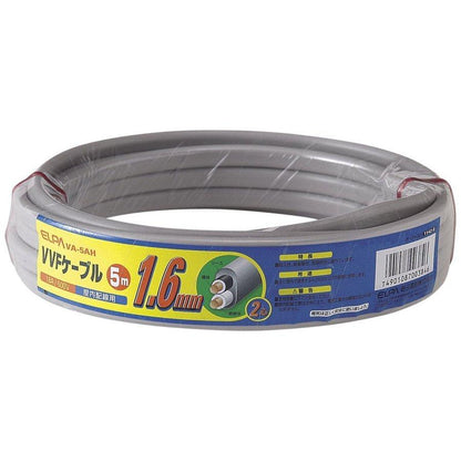 VAコード1.6×25M_VA-5AH_1142000_ELPA（エルパ・朝日電器）