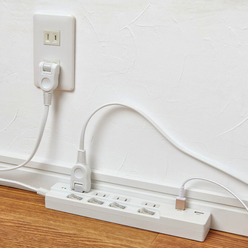 スイッチ付USBタップ4個口 WBK-4232SUA(W)_ELPA（エルパ・朝日電器）