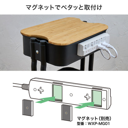 電源タップ ランプレス個別スイッチ AC4個口 コード長2m ホワイト_WLK-E42(W)_ELPA（エルパ・朝日電器）